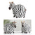 Moderne süße Zebra Harzfiguren | Brehn
