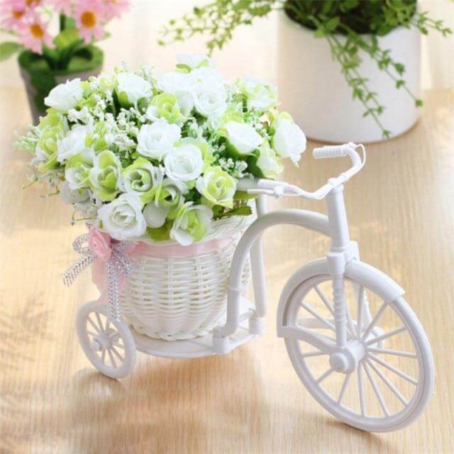 Fahrrad Brehnumenkorb Vase Dekor | Brehn