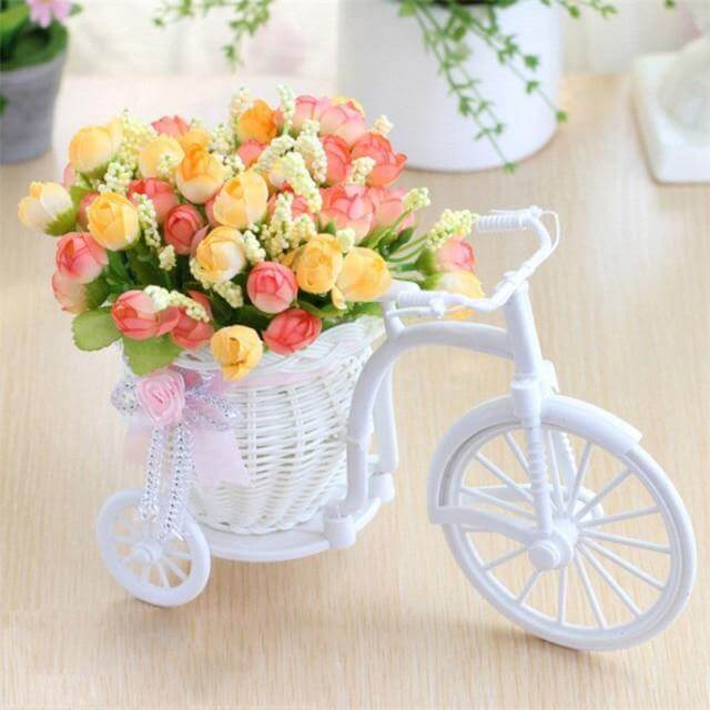 Fahrrad Brehnumenkorb Vase Dekor | Brehn