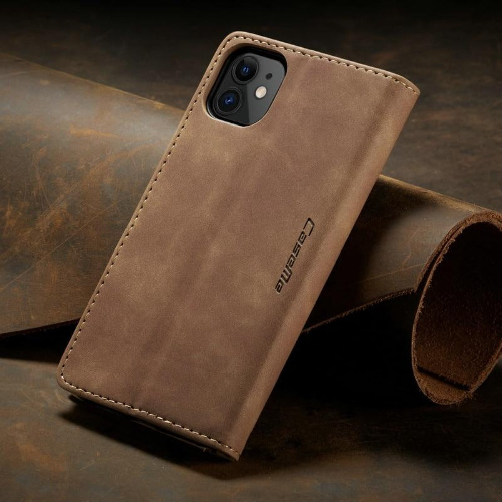Brehn | Magnetische Flip Wallet-Hülle für iPhone