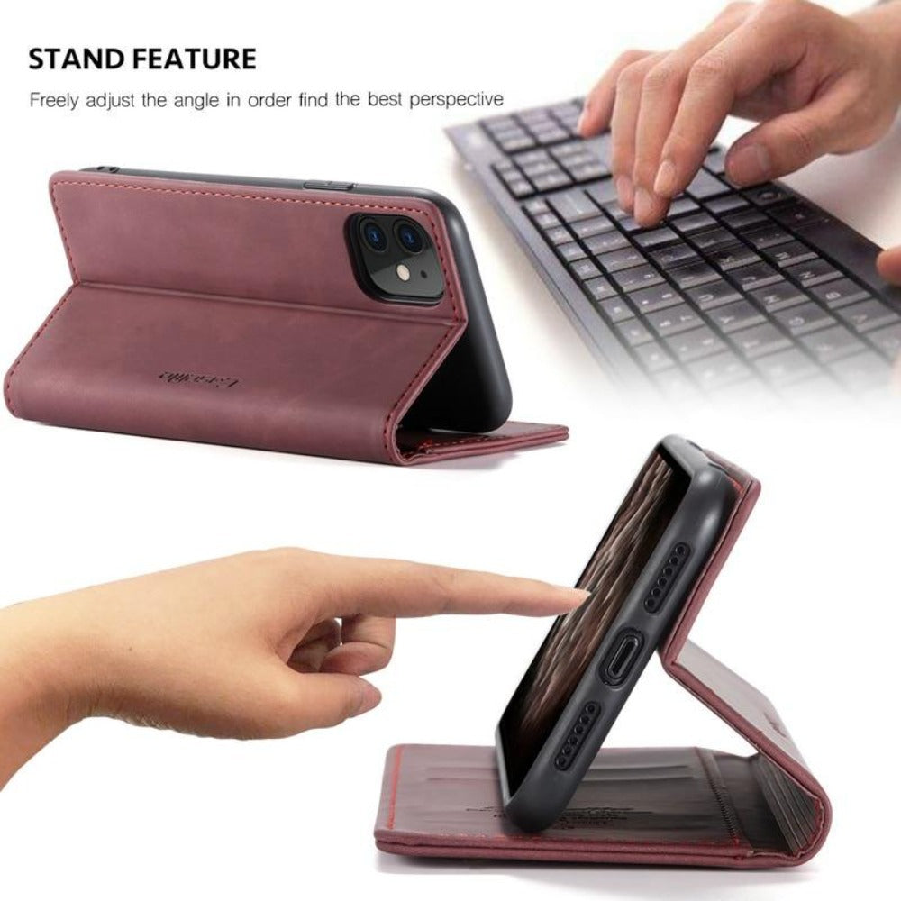 Brehn | Magnetic Flip Wallet Case für iPhone