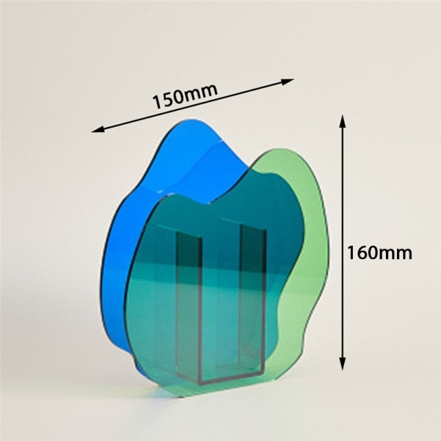 Nordic Modern Geometrische Regenbogenvase | Brehn