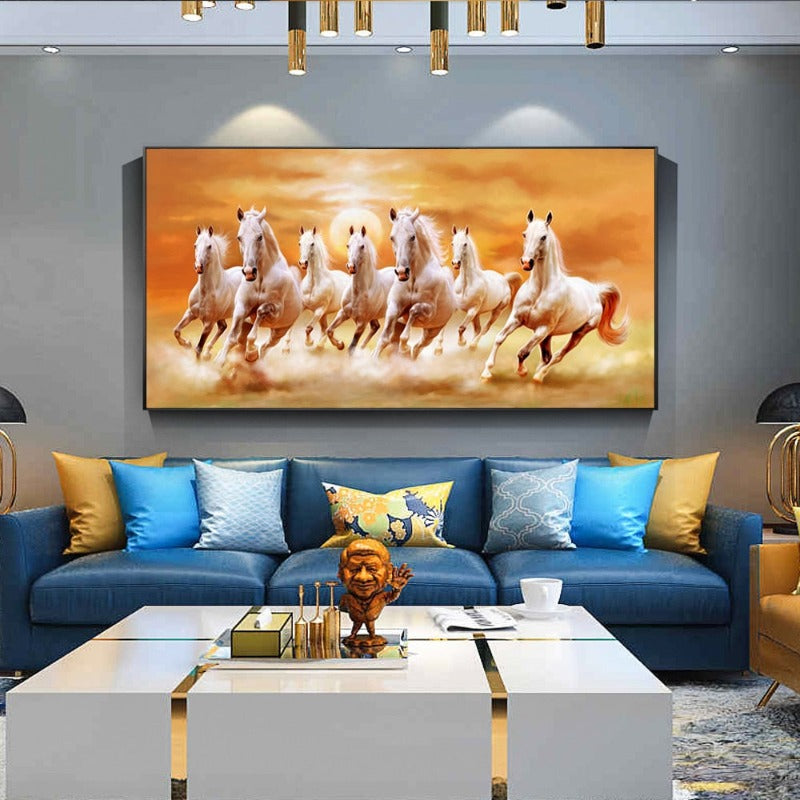 Horse Runner - Leinwand Wandkunst Malerei