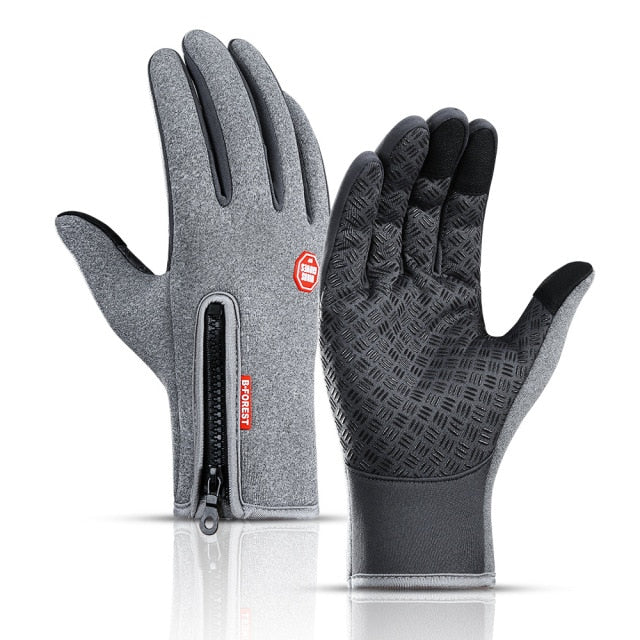 Winterhandschuhe, isoliert, wasserabweisend, Touchscreen-kompatibel, ideal zum Autofahren, Radfahren, Skifahren, Camping und Wandern, Unisex