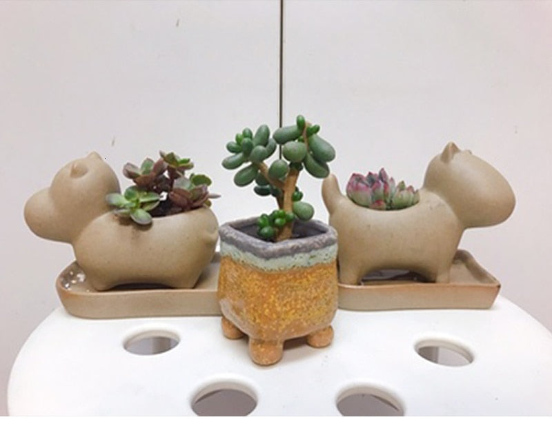 Elephant Minimalistische Keramik Blumentopf