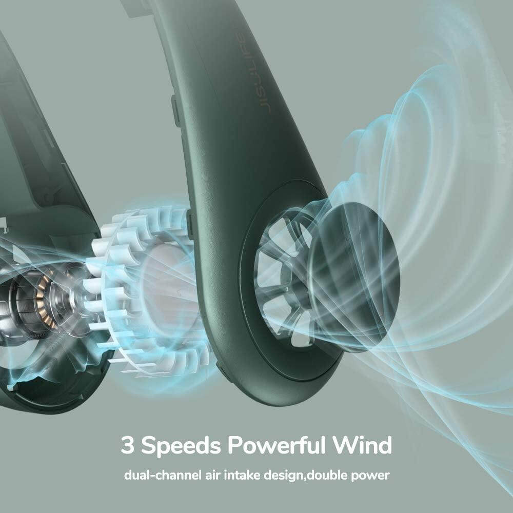 Stylischer Mini-Bladeless Reisekragenventilator | Brehn