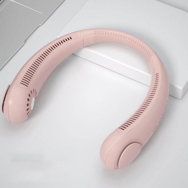 Stylish Mini Bladeless Travel Neck Fan - Image 2