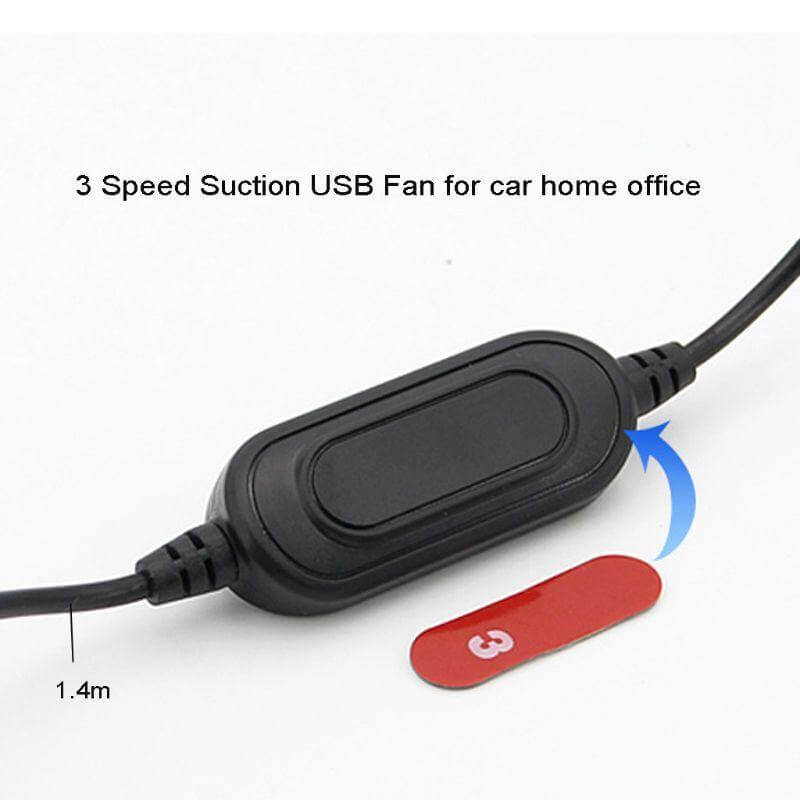 Universeller einstellbarer USB-Dual-Lüfter | Brehn