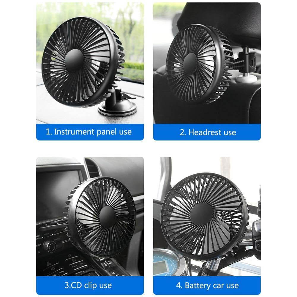 Verstellbarer Windkühlungs-Autofan | Brehn