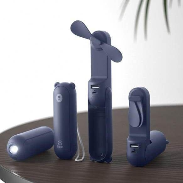 Wiederaufladbarer tragbarer Handheld faltbarer Mini Ventilator | Brehn