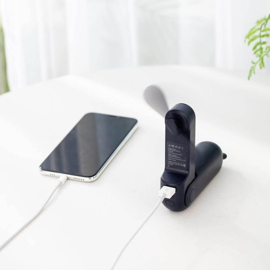 Wiederaufladbarer tragbarer Handheld faltbarer Mini Ventilator | Brehn