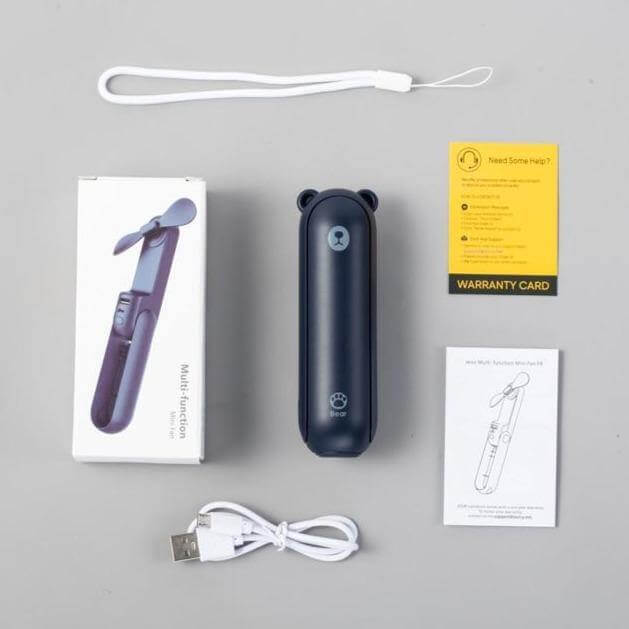 Wiederaufladbarer tragbarer Handheld faltbarer Mini Ventilator | Brehn