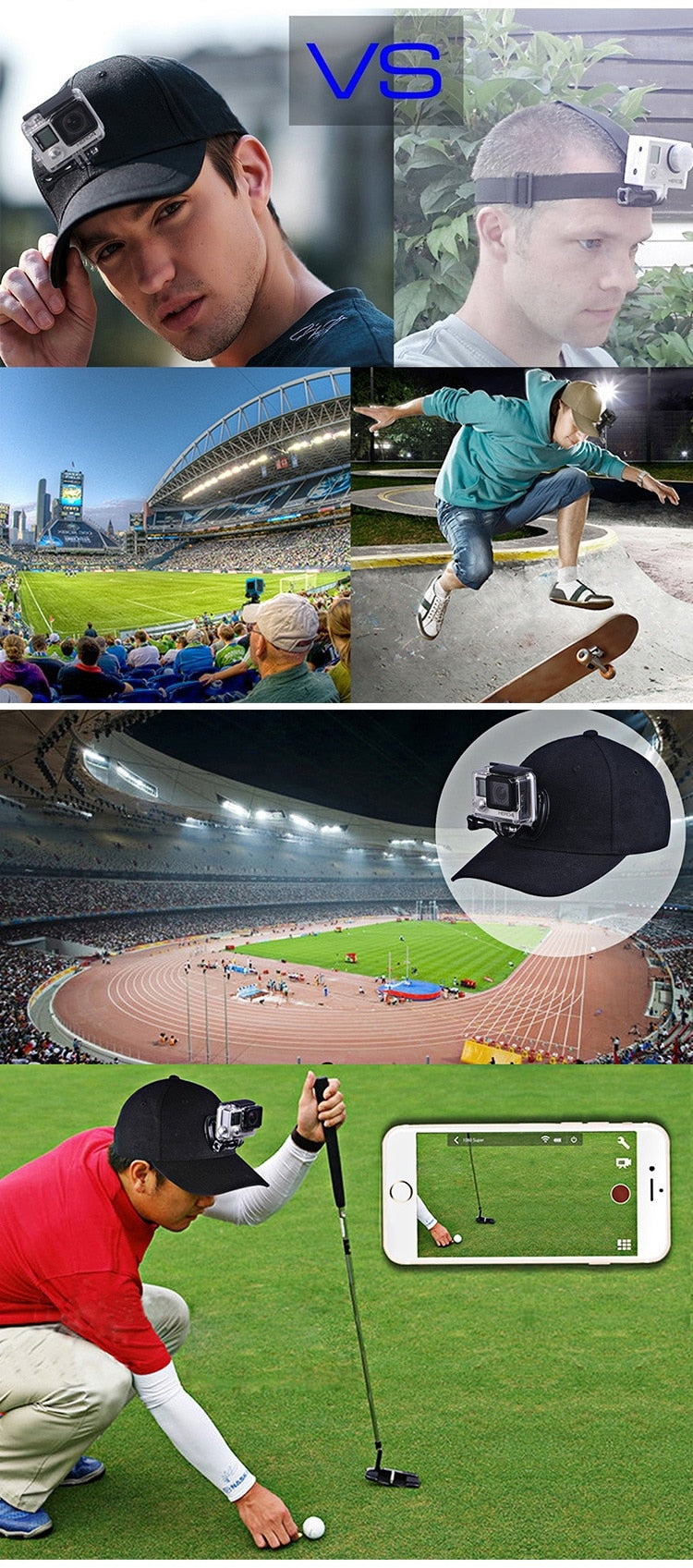Verstellbare Action-Cam-Hut | Brehn