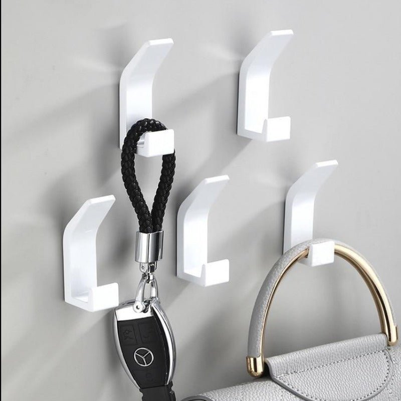Brehn | Aviro Aluminium Wandhaken Schwarz/Weiß - Moderne Dekorative Garderobenhaken