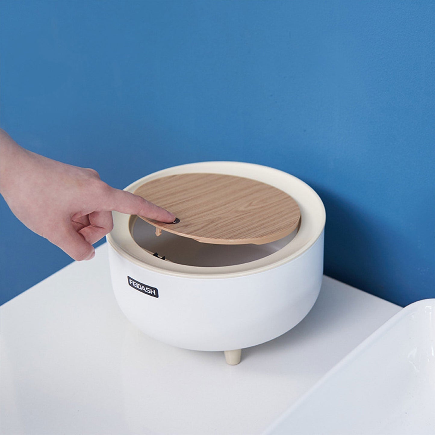Desktop Elegante Mini Rutschsichere Mülltonne | Brehn