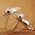 Sterling Silber Katzen Ohrringe - Stecker | Brehn
