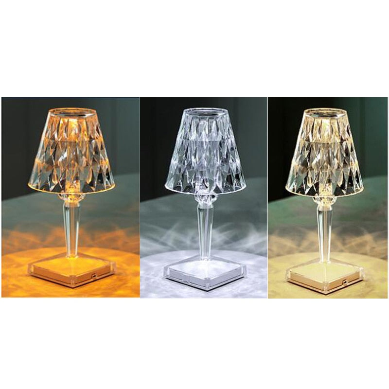 Diamant Acryl Tischlampe | Brehn