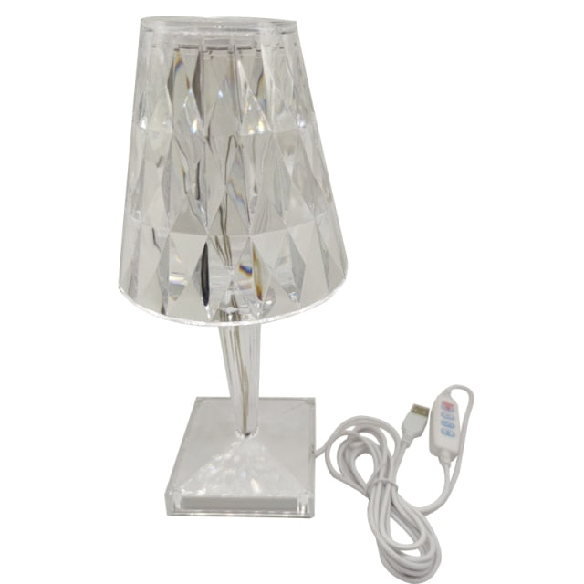 Diamant Acryl Tischlampe | Brehn