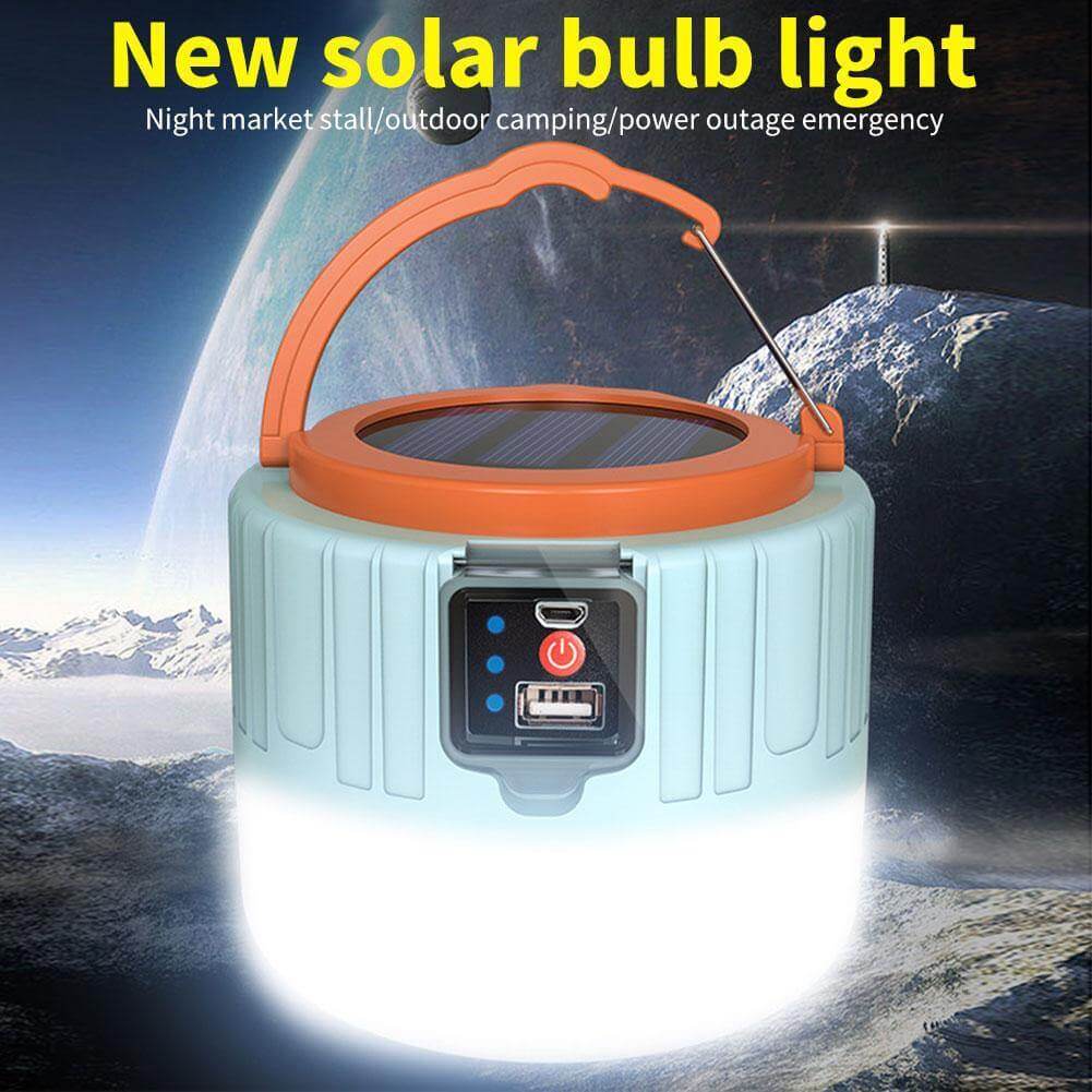 Outdoor wasserdichte Solar wiederaufladbare Camping LED Lampe | Brehn