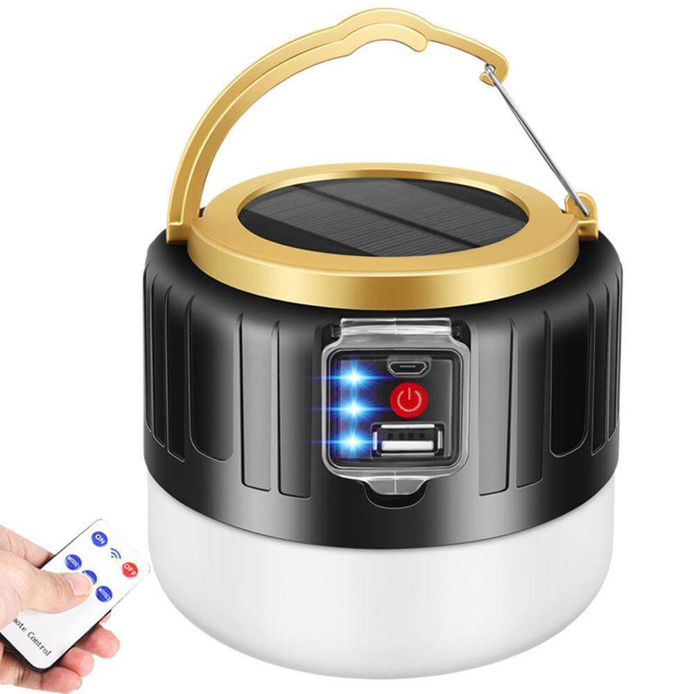 Outdoor wasserdichte Solar wiederaufladbare Camping LED Lampe | Brehn