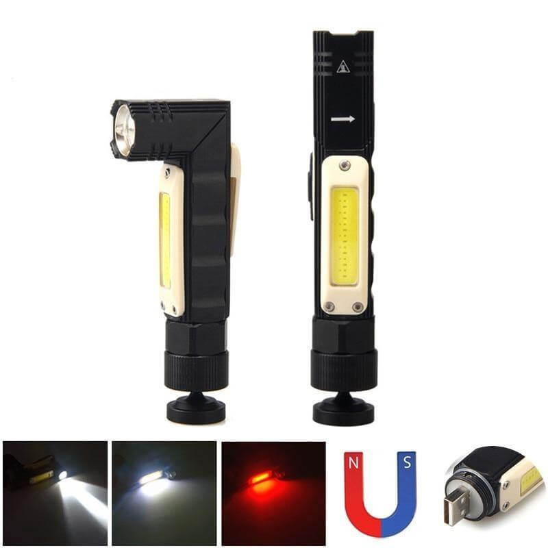 Wiederaufladbare Magnetische Verstellbare Camping-Taschenlampe | Brehn