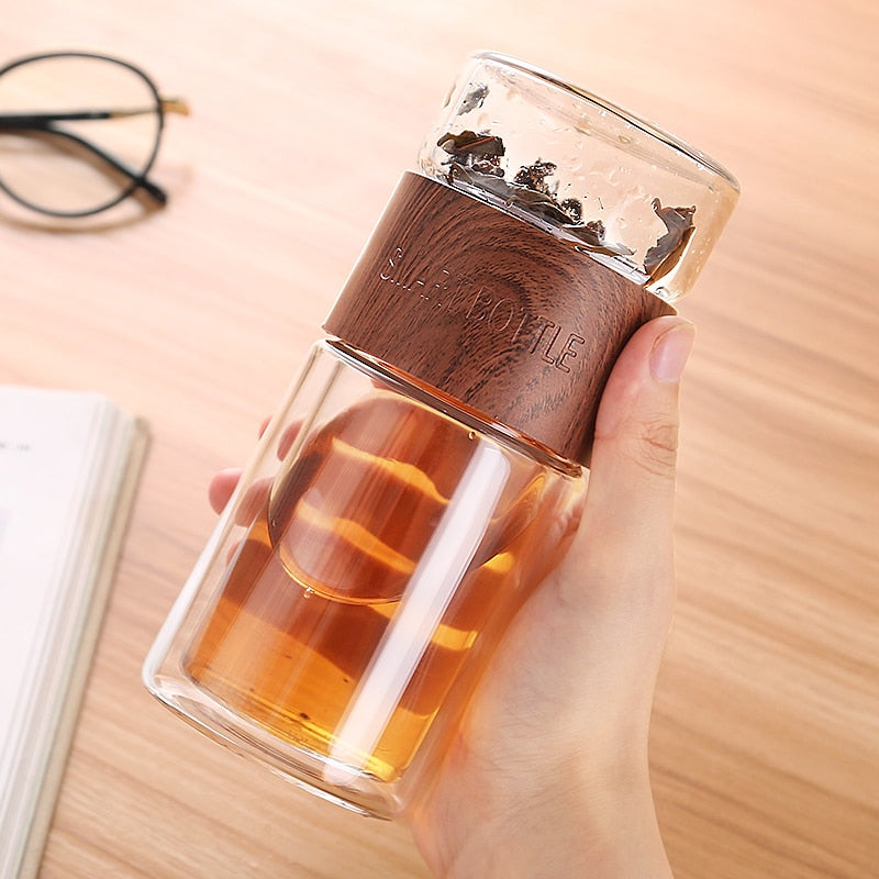 Brehn | Einfach tragbarer Glas-Teefilter