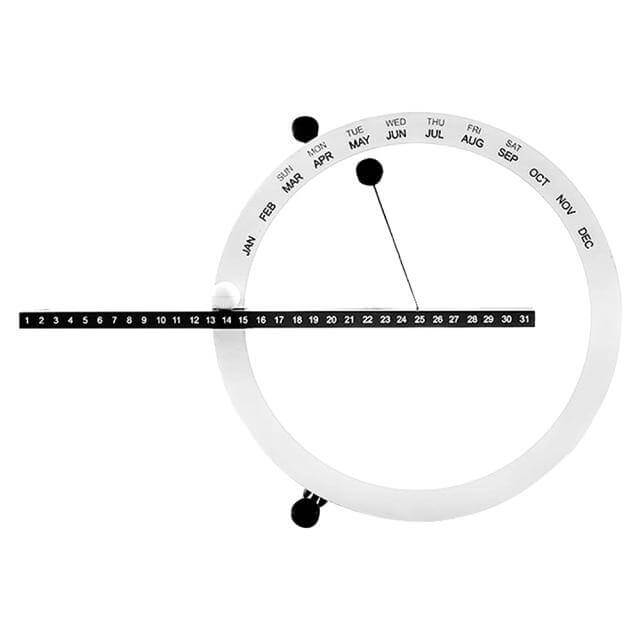 Flip Magnetic Manual Daily Desktop-Kalender | Brehn