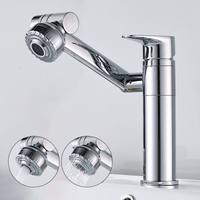 Elegante Luxus Rotierender Becken Wasserhahn