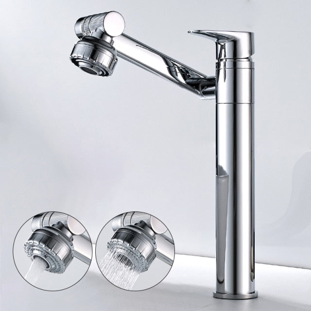 Elegante Luxus Rotierender Becken Wasserhahn