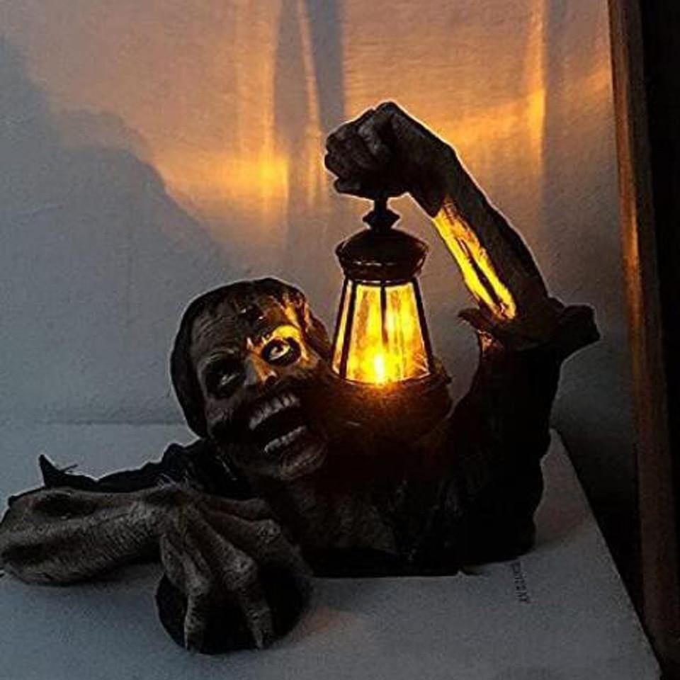 Zombie Statue Halloween Dekoration