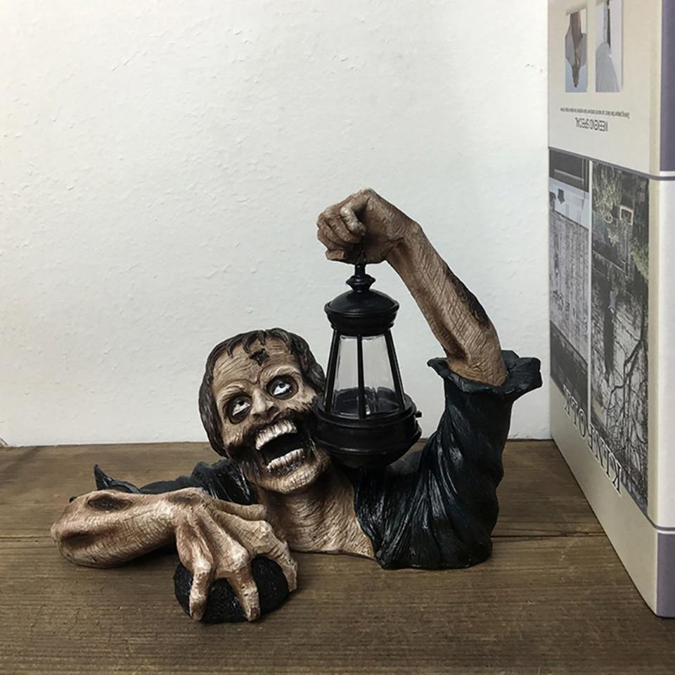 Zombie Statue Halloween Dekoration