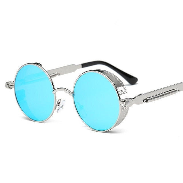 Kreative Runde Retro Runde Metall Sonnenbrille | Brehn