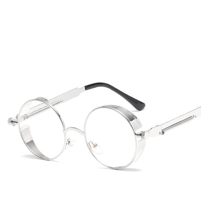 Kreative Runde Retro Runde Metall Sonnenbrille | Brehn