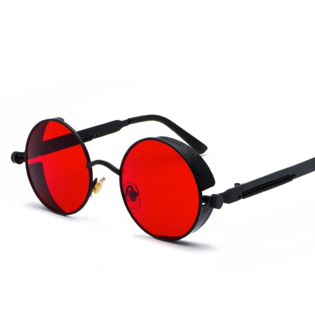 Kreative Runde Retro Runde Metall Sonnenbrille | Brehn