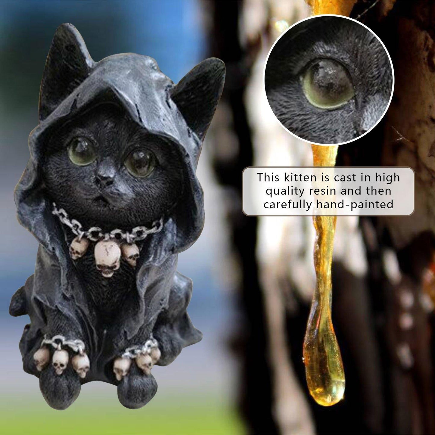 Resin Brehnack Katze Statue Dekor