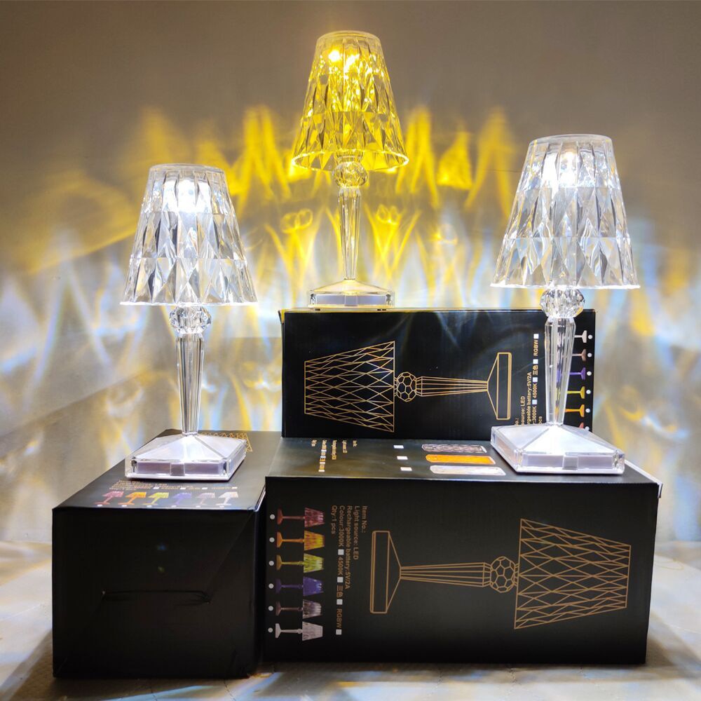 Diamant Acryl Tischlampe | Brehn