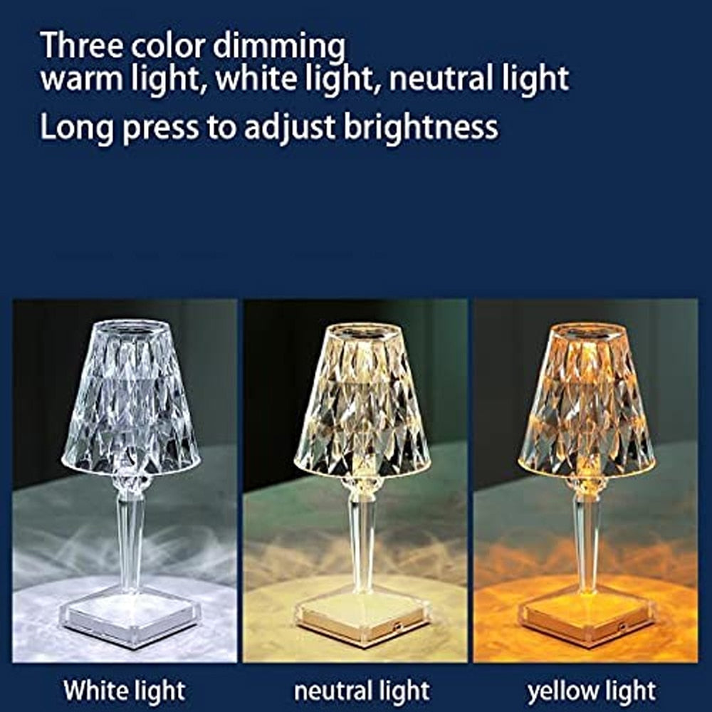 Diamant Acryl Tischlampe | Brehn