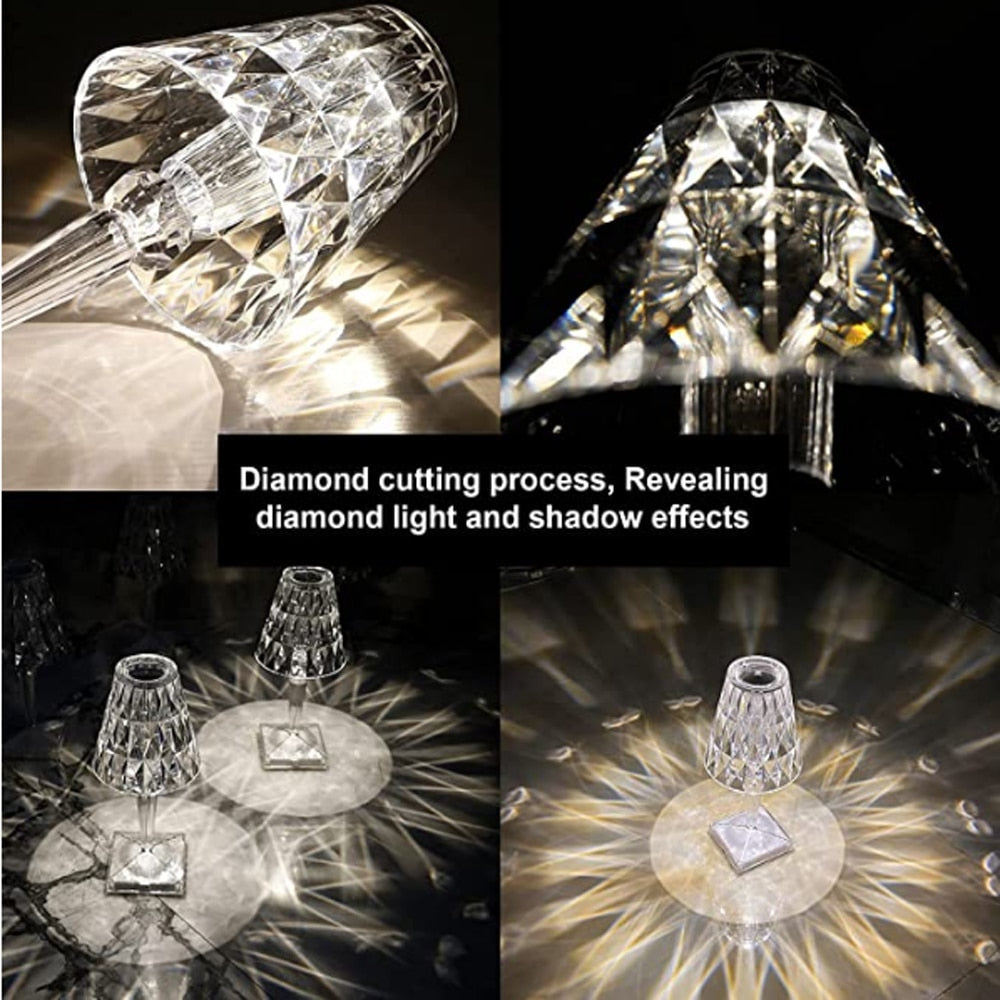 Diamant Acryl Tischlampe | Brehn