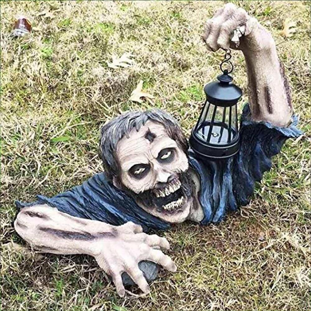 Zombie Statue Halloween Dekoration