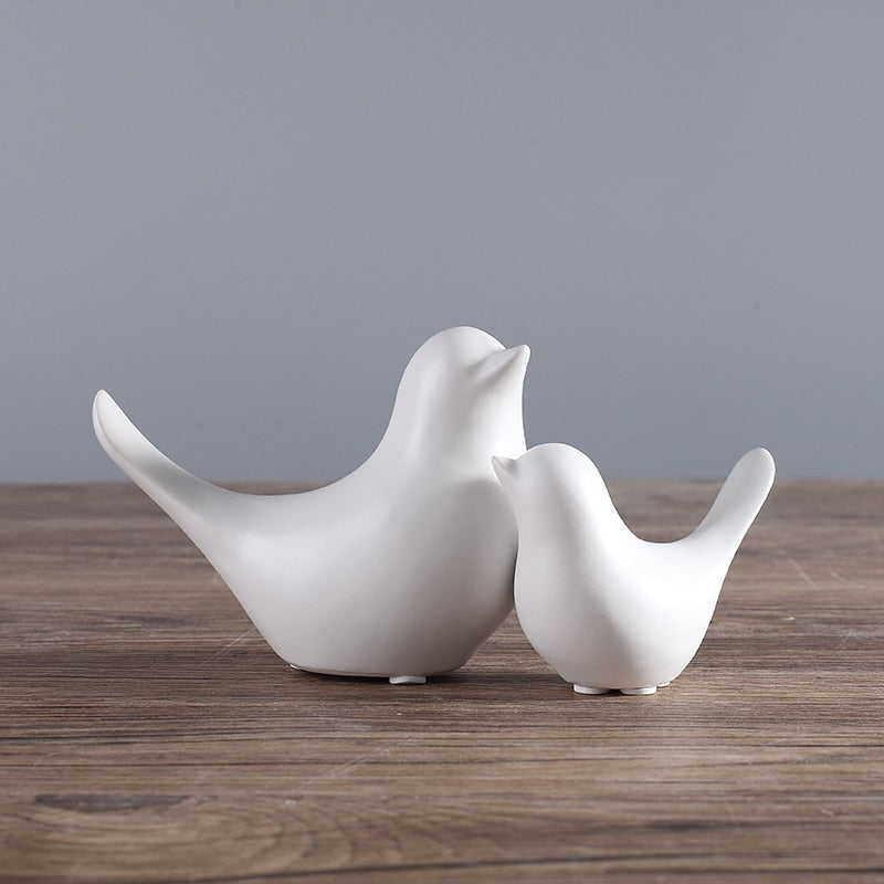 Nordic Creative Keramische Vogelfiguren