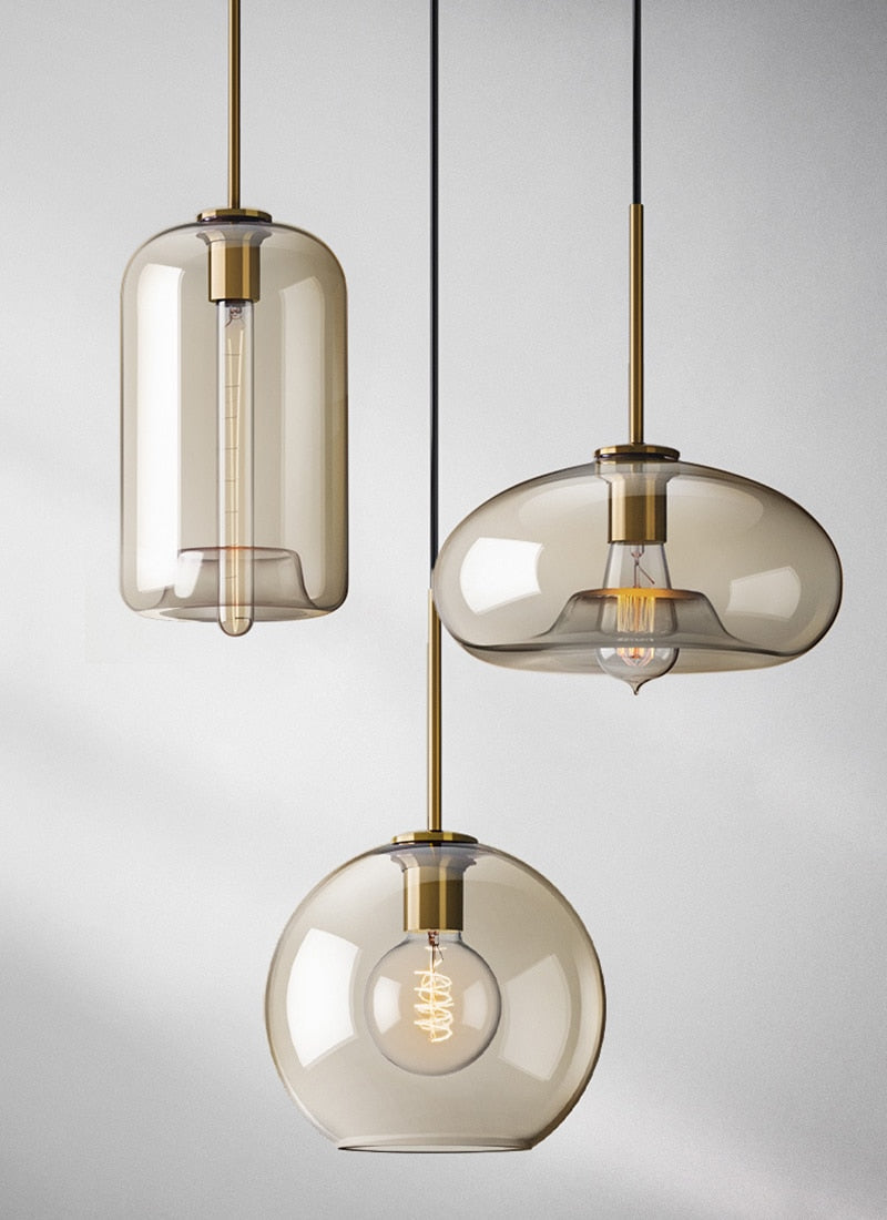 Moderne Hängelampen aus Glas