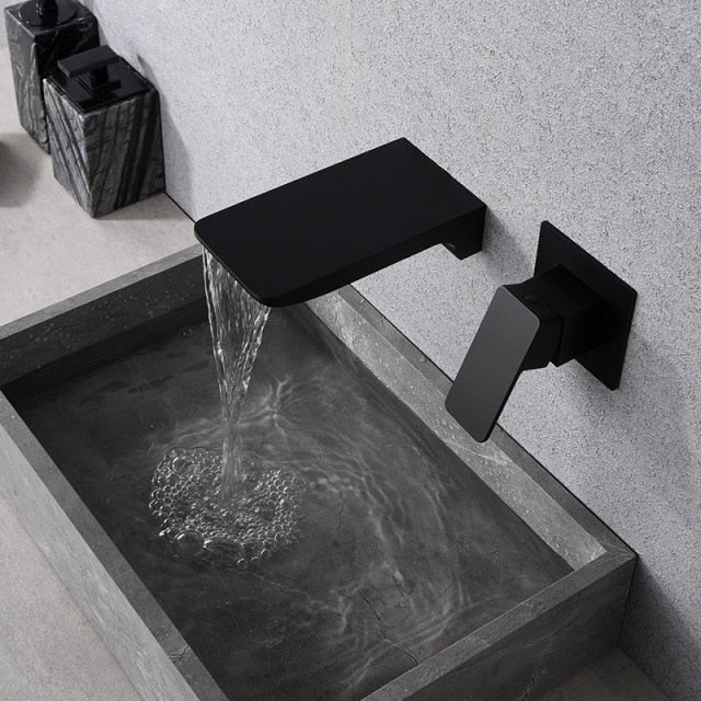 Modern wall-mounted faucet
