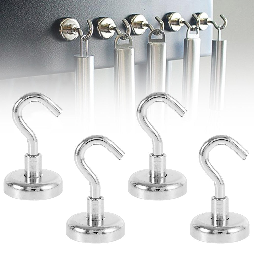 4 Stück starke Magnet-Haken | Brehn