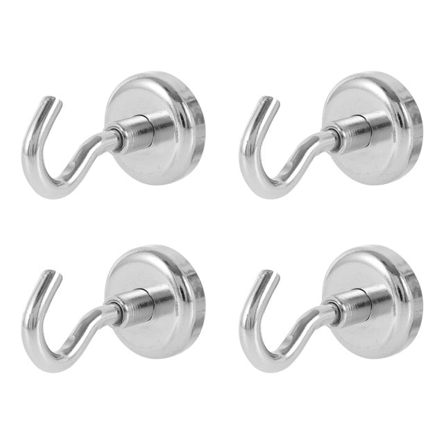 4 Stück starke Magnet-Haken | Brehn