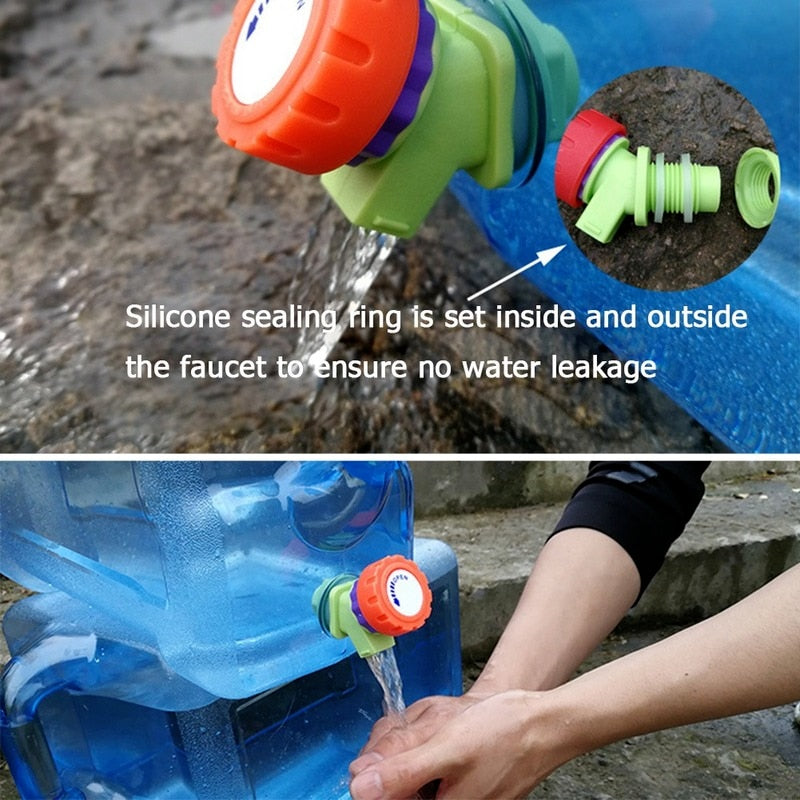 Portabler Reisen Camping Wasserbehälter mit Wasserhahn | Brehn