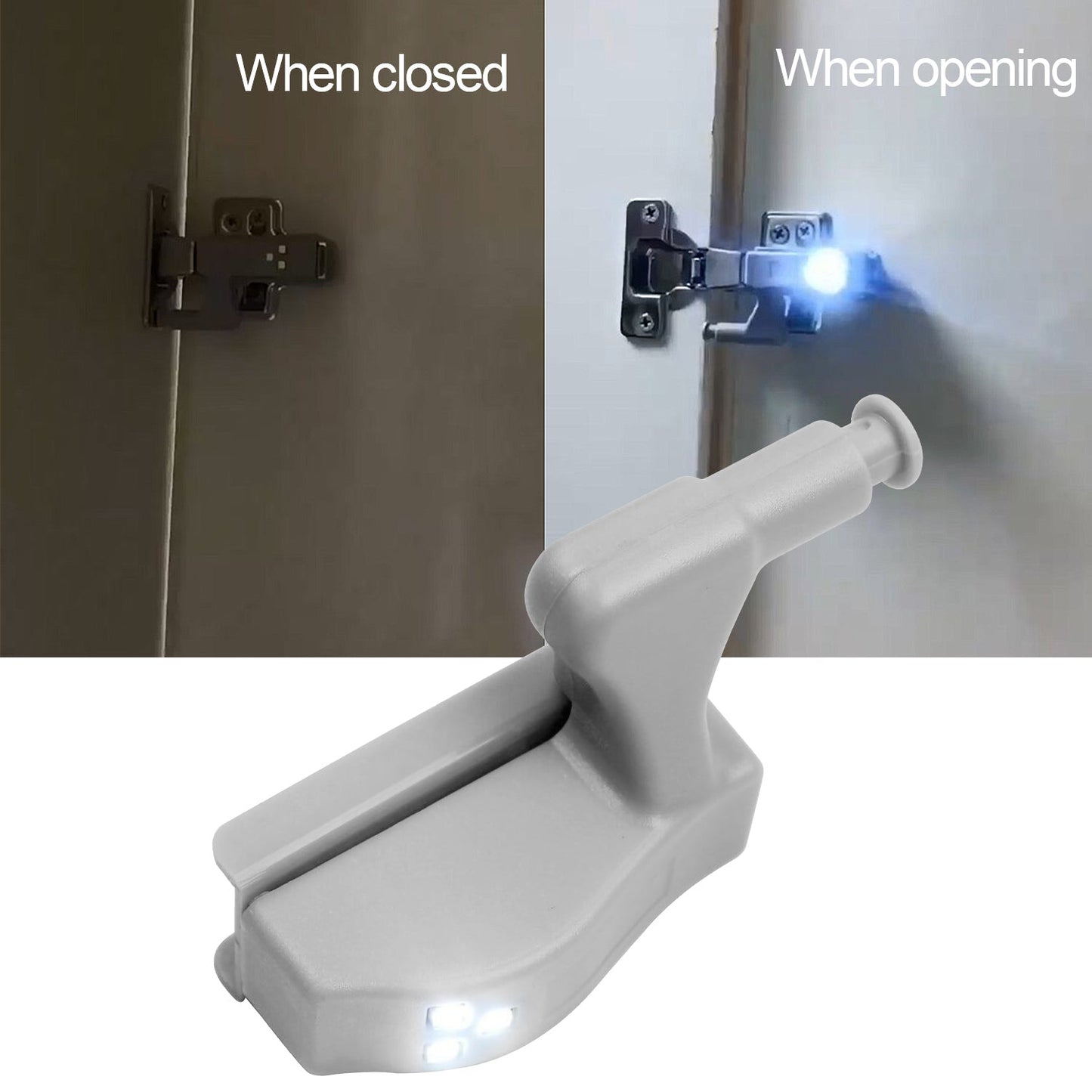 10Stk LED Sensor Scharnier Kleiderschranklampe | Brehn