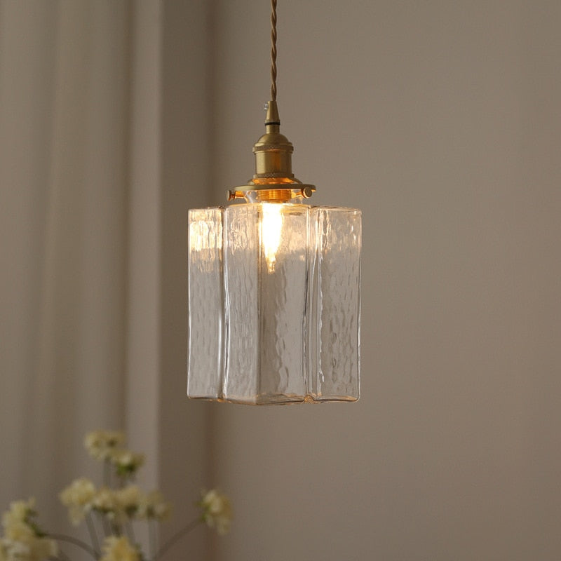 Whitley – Vintage-Glas-Hängelampen
