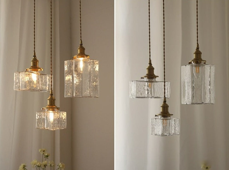 Whitley – Vintage-Glas-Hängelampen