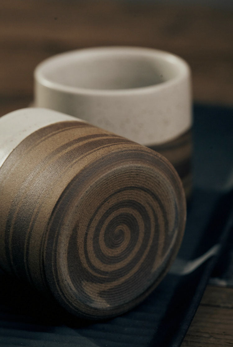 Japanische elegante Retro-Keramikbecher