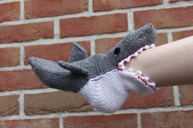 Strickkrokodilsocken | Brehn